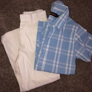 Boys linen pant and shirt set